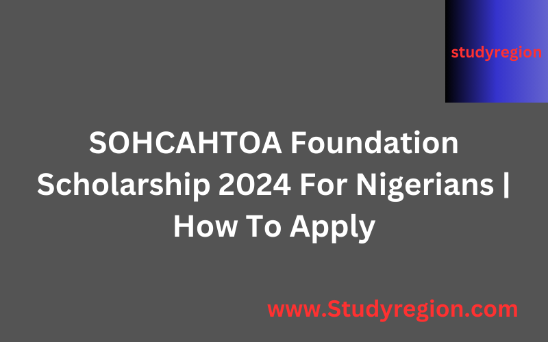 SOHCAHTOA Foundation Scholarship