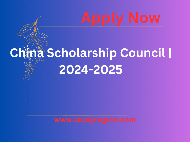 China Scholarship Council | 2024-2025